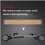 Skateboard électrique tout-terrain, 10000mAh Mountain electric Longboard with Remote Control Skateboard, Maximum Speed 40 km/h, 