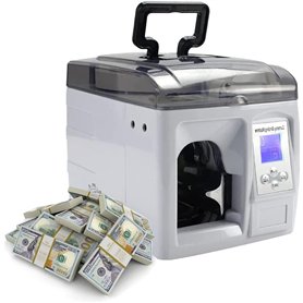 Machine automatique de cerclage de billets de banque avec fonction de comptage et écran LCD