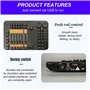 Console de commande pour éclairage mobile,équipement d'enregistrement musical, console de commande pour éclairage de scène avec 