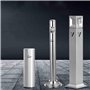 JUNCHENG1008 cendrier sur Pied Peinture de Cuisson Verticale Peut être fixée à l'extérieur Colonne de Cendres Zone Fumeur Poubel