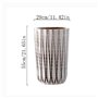 Pots de fleurs Pots de Fleurs Haut Cylindrique Prismatique Vintage Pots de Fleurs Grand Cylindre en Céramique Simple Grands Jard