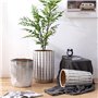 Pots de fleurs Pots de Plantes Ronds avec Dentelle Prismatique Vintage Pots de Fleurs Grand Cylindre en céramique Simple Grandes