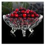 bol de fruits 2 pièces style domestique moderne salon table basse assiette à collation créative en verre de couchage assiette à 
