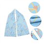 2 pcs Vieil Homme Manger Bavoir Serviette Bavoirs Personnes Âgées Écharpe de Salle à Manger Foulard en Soie for Femmes Cou Échar