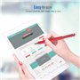 Stylet Stylet Écran Tactile Stylet Tactile Numérique Universel Portable avec en Silicone pour Smartphone et Tablette
