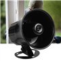Sirène d'alarme 110dB DC 12V Fil klaxon d'alarme sirène Haut Parleur système antivol pour la sécurité extérieure