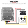 DC 12v à 24v convertisseur élévateur régulateur 10A 240W adaptateur d'alimentation pour voiture à moteur camion véhicule bateau 