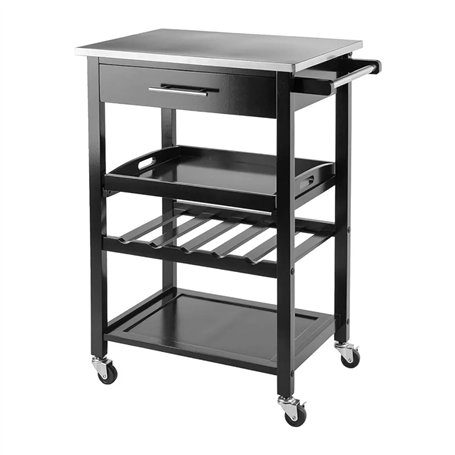 ZENGXJYCQINGJIANG véhicule de Stockage Chariot de Cuisine avec tiroirs et Deux Roues verrouillables