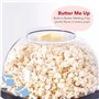 WANGHAI-666 Machine à Pop-Corn Popper à Pop-Corn électrique avec Couvercle for Bol de Service et Rangement Pratique 18 Tasses – 