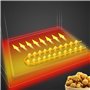 WANGHAI-666 Machine à Pop-Corn Machine à Pop-Corn cinéma Commercial Chauffage électrique entièrement Automatique Machine à Pop-C