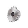Roue dentée - 1 pièce - 32 à 40 dents - 04C 304 - Acier inoxydable - Pignon de chaîne industriel - Alésage 8 10 12 14-25 mm (34 