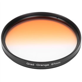 Filtre Orange Dégradé D'objectif D'appareil Photo Reflex Numérique 67 Mm - pour la Photographie au Lever et au Coucher du - pour