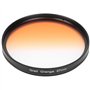 Filtre Orange Dégradé D'objectif D'appareil Photo Reflex Numérique 67 Mm - pour la Photographie au Lever et au Coucher du - pour