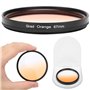 Filtre Orange Dégradé D'objectif D'appareil Photo Reflex Numérique 67 Mm - pour la Photographie au Lever et au Coucher du - pour