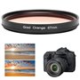 Filtre Orange Dégradé D'objectif D'appareil Photo Reflex Numérique 67 Mm - pour la Photographie au Lever et au Coucher du - pour