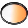Filtre Orange Dégradé D'objectif D'appareil Photo Reflex Numérique 67 Mm - pour la Photographie au Lever et au Coucher du - pour