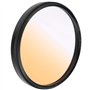 Filtre Orange Dégradé D'objectif D'appareil Photo Reflex Numérique 67 Mm - pour la Photographie au Lever et au Coucher du - pour