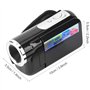 ciciglow Caméra Vidéo Numérique, 1080P 16X HD Caméra Vidéo Numérique Caméscope Vlogging Caméra avec écran LCD TFT 2 Pouces pour 