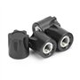 Dilwe Écrou RC M4, 8 Pièces 12mmx11mm Capuchon Central de Jante de Roue 1/10 échelle RC Chenille Voiture Camion Pièce de Rechang