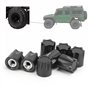 Dilwe Écrou RC M4, 8 Pièces 12mmx11mm Capuchon Central de Jante de Roue 1/10 échelle RC Chenille Voiture Camion Pièce de Rechang