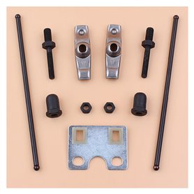 Kit de culbuteur de plaque de guidage de tige de poussée de soupape adapté au générateur de moteur à essence GX340 GX390 188F 11
