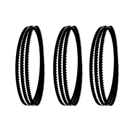 3 pièces lames de scie à ruban 1510x9.5x0.35mm 6TPI outils de travail du bois accessoires coupe du bois