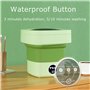 REALN Stérilisation Machine a Laver Portable avec Essoreuse, 6,5L Mini Machine à Laver Pliable Lave Linge Camping pour sous-vête