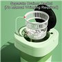 REALN Stérilisation Machine a Laver Portable avec Essoreuse, 6,5L Mini Machine à Laver Pliable Lave Linge Camping pour sous-vête