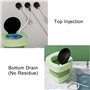 REALN Stérilisation Machine a Laver Portable avec Essoreuse, 6,5L Mini Machine à Laver Pliable Lave Linge Camping pour sous-vête