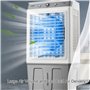 Refroidisseur D'air par évaporation 3 en 1, Climatisateur Extérieur avec Réservoir D'eau de 35L, Ventilateur Climatiseur de 81cm