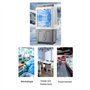 Refroidisseur D'air par évaporation 3 en 1, Climatisateur Extérieur avec Réservoir D'eau de 35L, Ventilateur Climatiseur de 81cm