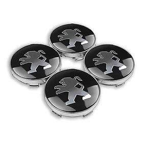 DZPFDC 4 Pièces Cache-moyeux pour Peugeot 208