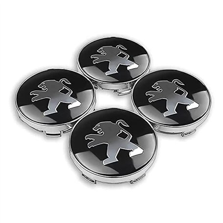 DZPFDC 4 Pièces Cache-moyeux pour Peugeot 208