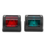 Akozon Feu de Signalisation de Navigation, Lumières D'ancre de Navigation de Yacht de Bateau Lampe Waterpoof IP66 à LED Verte Ro