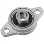 AYXAMO Palier Roulement，Roulement 4PCS KFL001 12mm Alliage de Zinc Auto alignant Taie d'oreiller Bride Bride Bribou ralentisseme