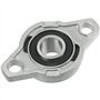 AYXAMO Palier Roulement，Roulement 4PCS KFL001 12mm Alliage de Zinc Auto alignant Taie d'oreiller Bride Bride Bribou ralentisseme