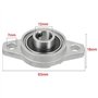 AYXAMO Palier Roulement，Roulement 4PCS KFL001 12mm Alliage de Zinc Auto alignant Taie d'oreiller Bride Bride Bribou ralentisseme