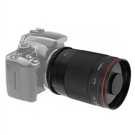 Objectif de Miroir Téléobjectif pour Appareil Photo Objectif de Miroir Téléobjectif Professionnel 500 Mm F8 avec Adaptateur de M
