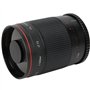 Objectif de Miroir Téléobjectif pour Appareil Photo Objectif de Miroir Téléobjectif Professionnel 500 Mm F8 avec Adaptateur de M