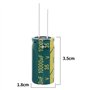 5 pièces 35V 10000UF 18 * 35mm Kit de boîte d'assortiment de condensateurs