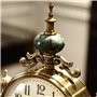 Yinj9562fg Horloge de Table Horloge de Bureau Lumineuse et Luxueuse, silencieuse et pivotante, idéale for la Chambre à Coucher, 