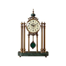 Linmeas-753 Horloge de Table Horloge de Bureau Lumineuse et Luxueuse