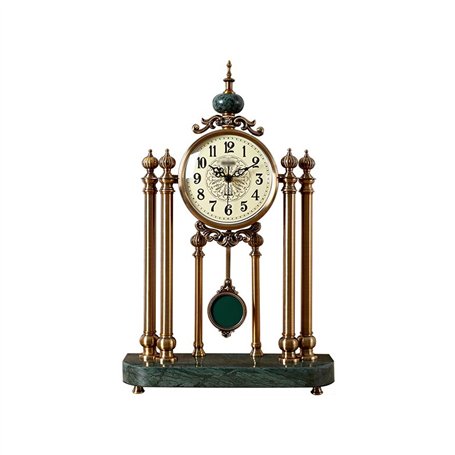 Linmeas-753 Horloge de Table Horloge de Bureau Lumineuse et Luxueuse