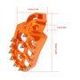 AUROLYNNE Repose Pieds Moto Cale Pied Moto CNC pour Sxe Exc 2006-2016 450 250 125 Pédales pour motos Fashionable Eye-catching Br