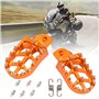 AUROLYNNE Repose Pieds Moto Cale Pied Moto CNC pour Sxe Exc 2006-2016 450 250 125 Pédales pour motos Fashionable Eye-catching Br