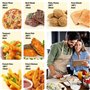 Lot de 120 feuilles de cuisson Airfryer pour COSORI Dual Zone Air Fryer 8,5 l, Cookwise 9 L, papier sulfurisé pour Friteuse à ai