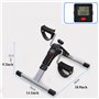 GLigeT Exerciseur à Pédales Mini vélo d'exercice Pliable for équipement de Fitness, Appareil Portable for pédales de vélo sous L