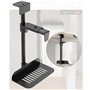 Xilin-872 Support pour CPU Support PC sous Le Bureau réglable sous Le Bureau et Support Mural for PC, Support de boîtier CPU ave