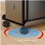 Xilin-872 Support pour CPU Support de processeur en métal Robuste, avec 4 roulettes, Support de processeur Mobile for Tapis de S