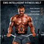 Ceinture Abdominale Electrostimulation, Electrostimulateur Musculaire Ceinture - Espaceur en Aluminium Abdominale Electrostimula